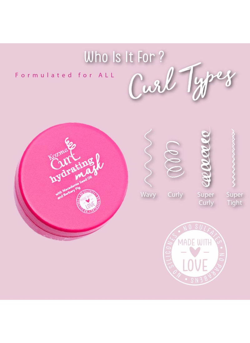 Kozma Curl - Hydrating Mask 300 ml - Image 1