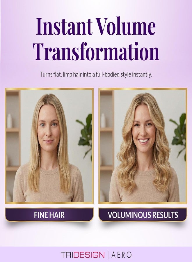 TRIDESIGN Aero Body Infusion Volumizer - Achieve Maximum Volume & Enhanced Texture, Weightless Formula for Root Lift & Fullness, Adds Body & Shine, Versatile Style for All Hair Types - 9.9 oz - Image 2