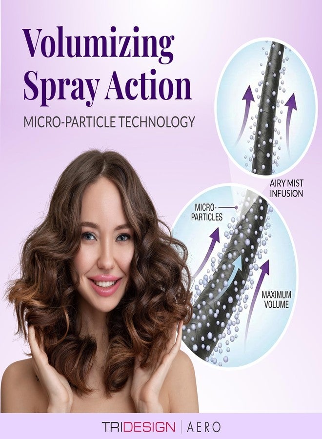 TRIDESIGN Aero Body Infusion Volumizer - Achieve Maximum Volume & Enhanced Texture, Weightless Formula for Root Lift & Fullness, Adds Body & Shine, Versatile Style for All Hair Types - 9.9 oz - Image 4