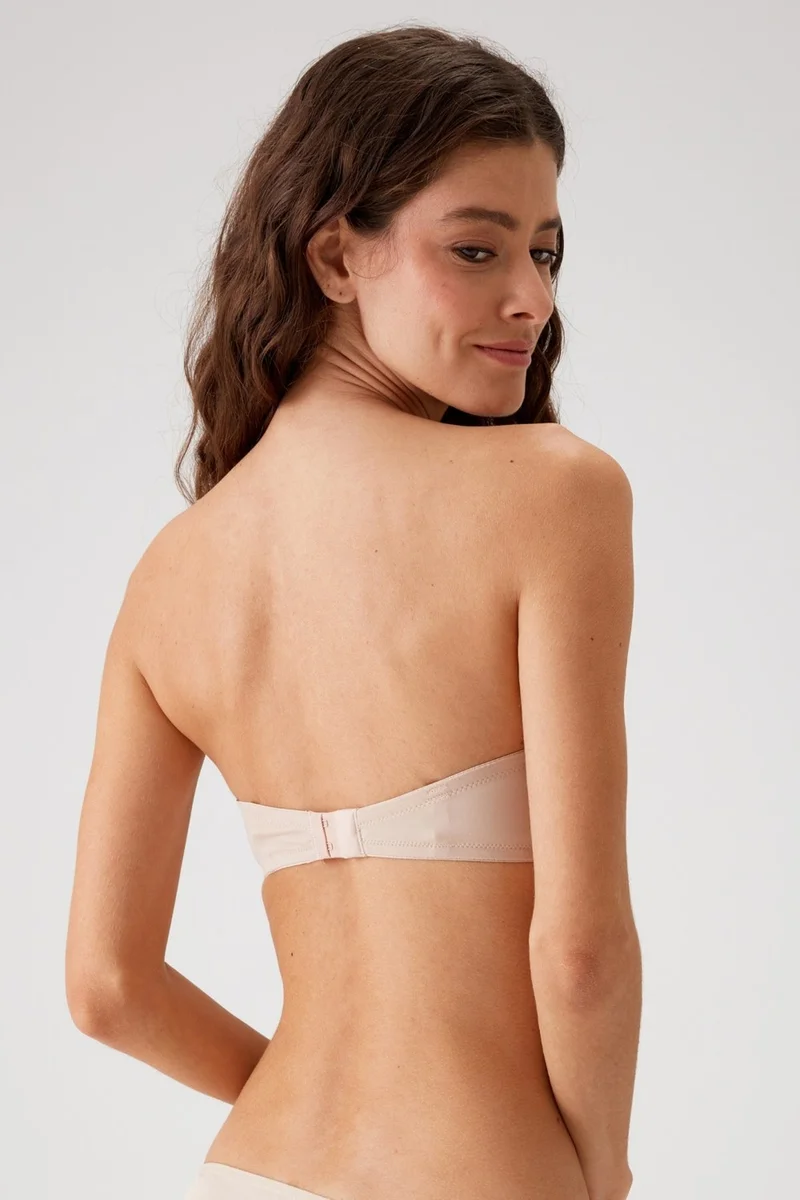 pierre cardin 2-Pack Black-Ten 6803 Verona Soft Push Up Semi-Supported Strapless Bra Set