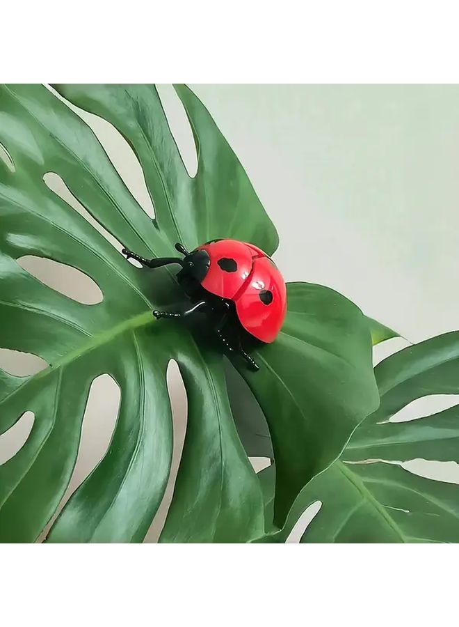 Handcrafted Dragonfly Ladybug Bee Garden Ornament Realistic Insect Figurine Type B - Image 4