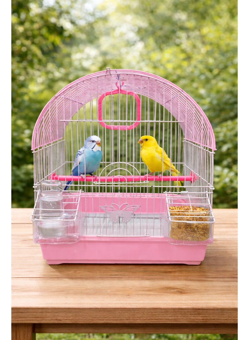 Petto W100 Metal Bird Cage 30×23×39 cm – Compact Rectangular Cage for Small Birds with Secure Design - Image 4