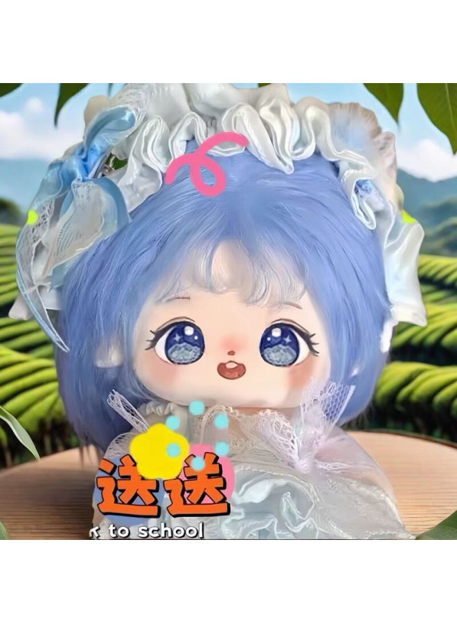 Cotton Doll Plush Doll Girl Doll 20cm Dashable Figure Doll For Girls Couple Girlfriend Gift RUAQ-Specifications:Boned (1 Random Skirt + Birth Certificate + Dressing Tool)-Color:Chestnut Naked Baby  - Image 4