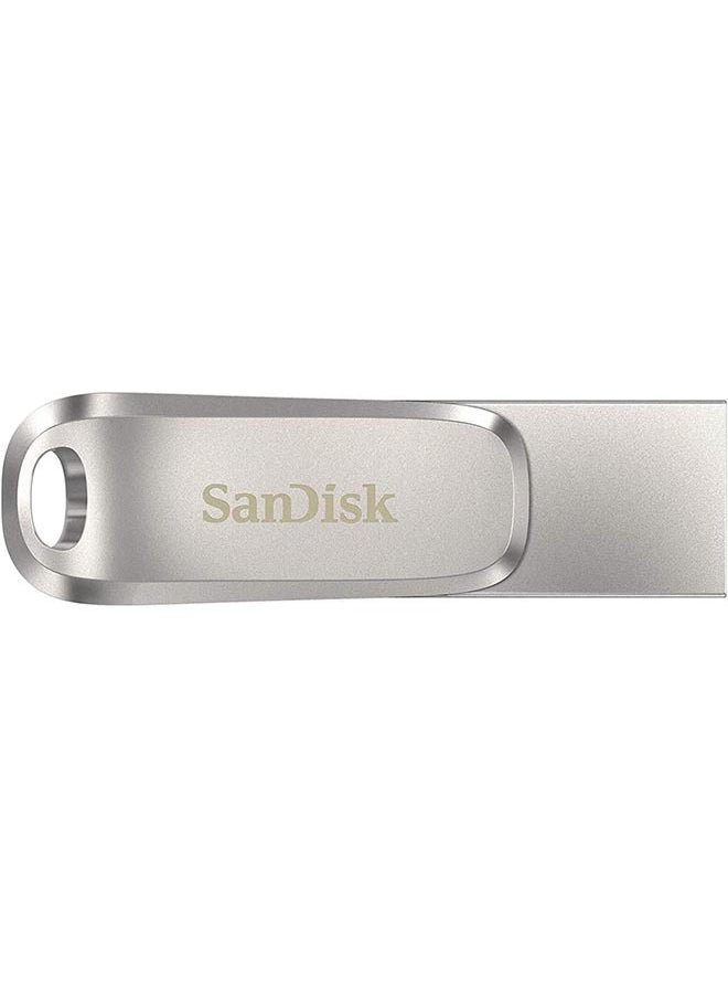 Sandisk Hard Drive - Dual Driver Luxury USB Type-C 256GB, 150MB/ s, USB 3.1 Gen 1- Silver