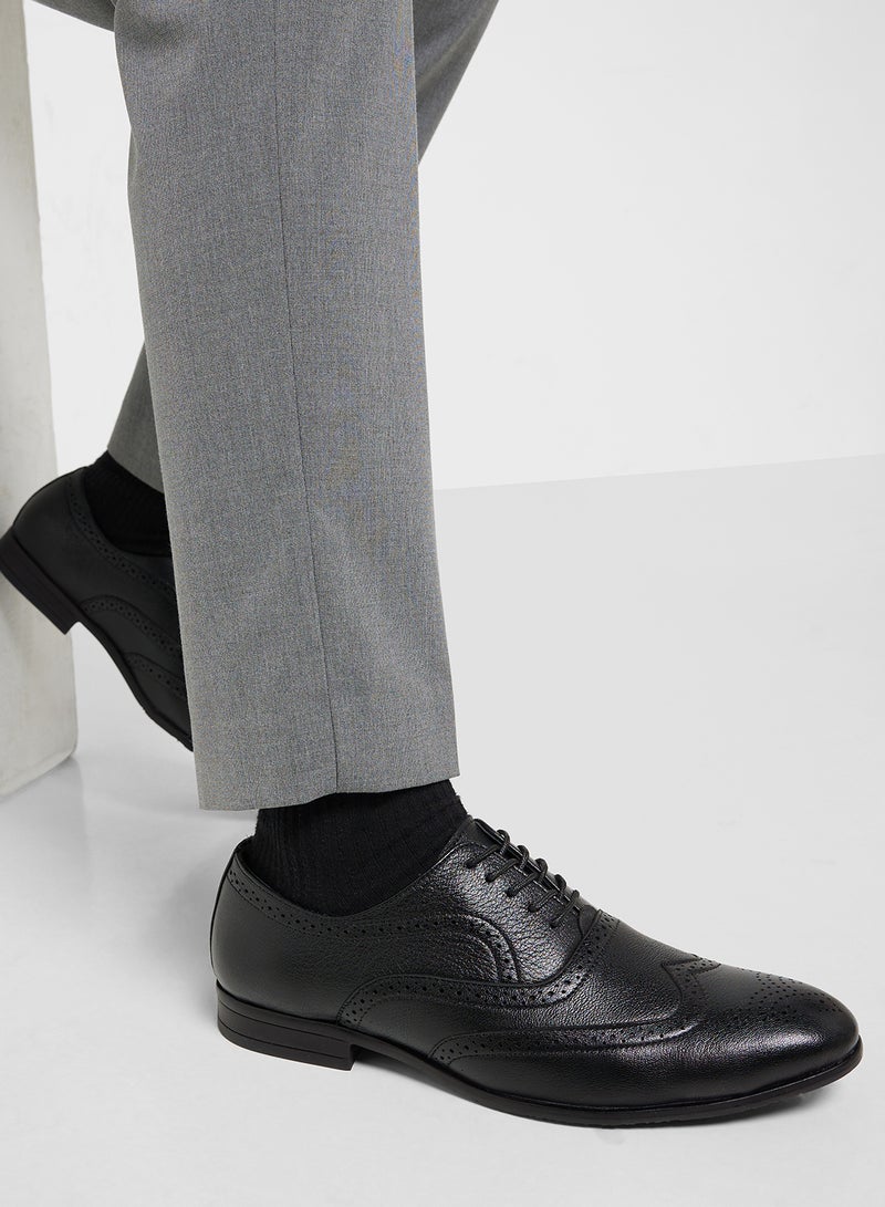Robert Wood Genuine Leather Formal Lace Ups  - Image 5