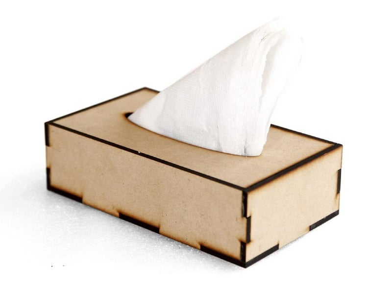 DLEIN Handcrafted Wooden Napkin Holder for Dining Table Tissue Paper Holder by DLEIN Tissue 110 - Image 2