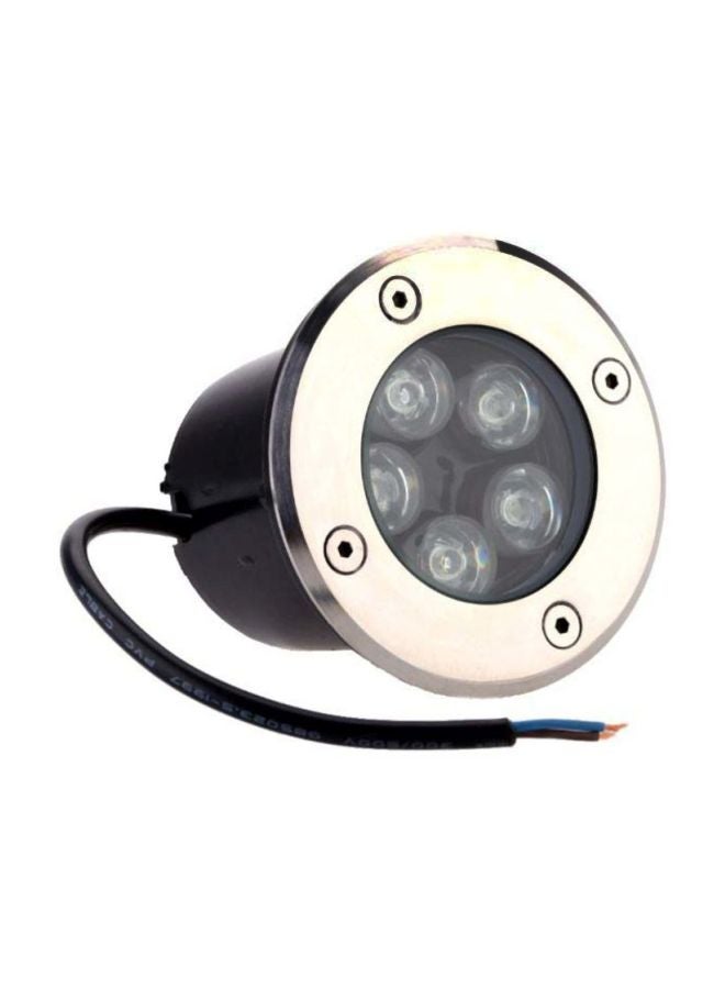 NIBEMINENT Outdoor Ground LED Light Silver/Black 0.404kg 