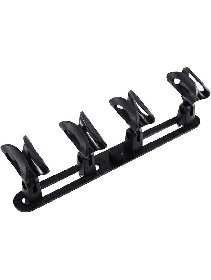 Colaxi Stereo Array Spacing Bar Microphone Holder with 4 Clips and Bracket for Stage - Image 1
