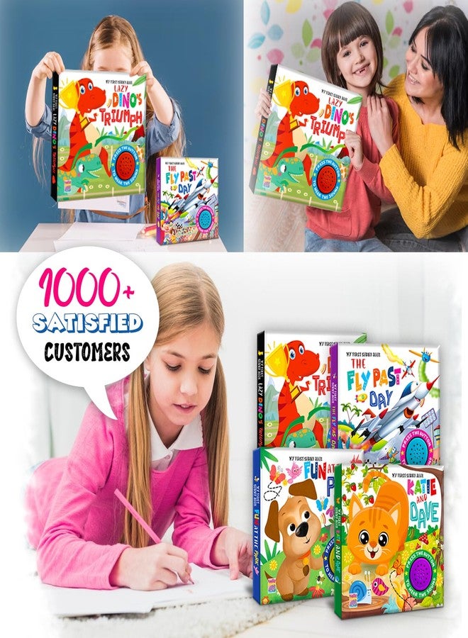 BRIJBASI Lazy Dinosaur Trump - Interactive Single Sound Book for Kids | Musical Rhymes and Learning Fun | Colorful Board Book for Toddlers - Image 5