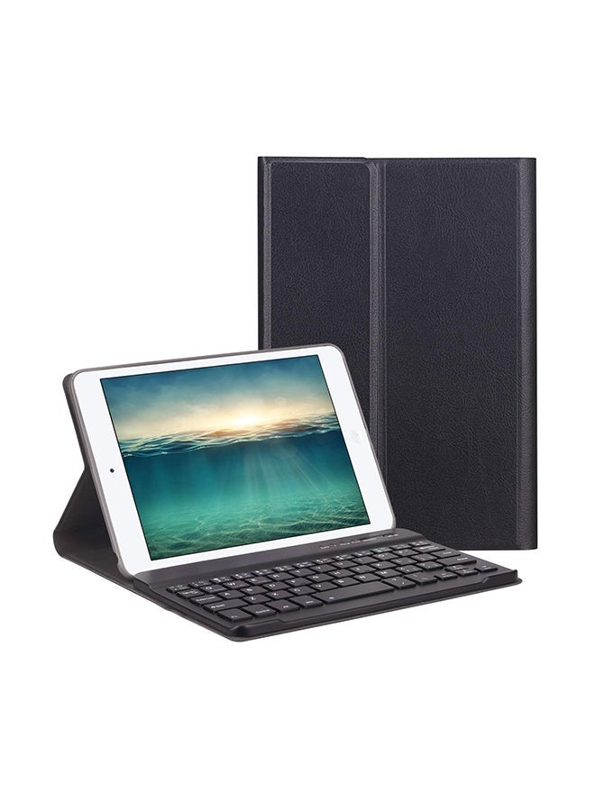 NIBEMINENT Protective Case Cover With Bluetooth Keyboard For Apple iPad Mini Black  - Image 1