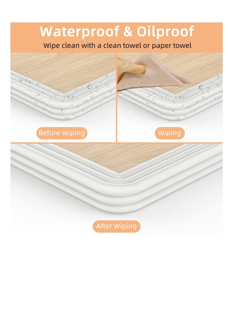 Generic - Baby Proofing 32.8ft Edge Corner Protector, Extra-Wide Soft Safety Guards, Proof Foam Padding, with 3M Strong Adhesive Double Sided Tape, Baby Proofing Padding, for Fireplace, Desk, Table (White) - Image 1