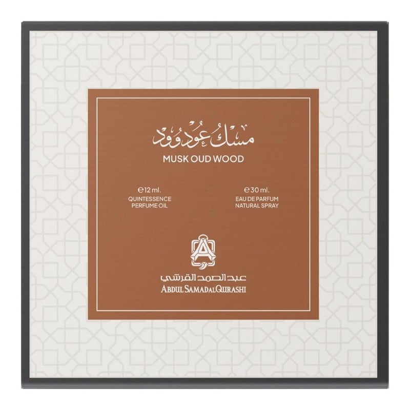 عبد الصمد القرشي  مسك عود وود زيت عطري مركز 12 مل + عطر بخاخ 30 مل - Image 2