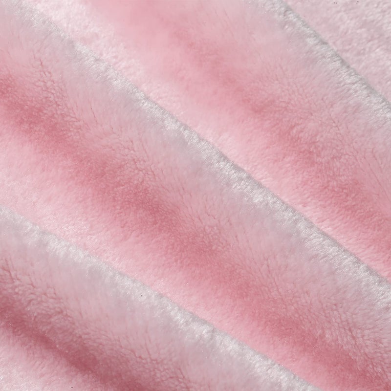 CREVENT 30''X40'' Light Cozy Plush Fluffy Warm Fleece Stroller Baby Blanket for Girl Infant Toddler Crib Cot Stroller, Baby Birthday Pink Sheep - Image 5