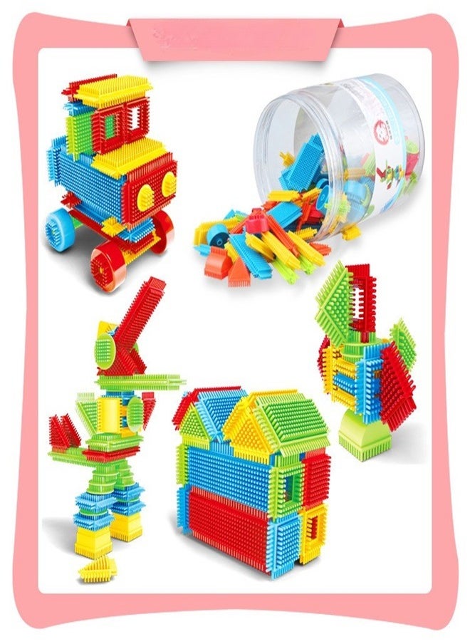 150 PCS Hedgehog Shape 3D Building Blocks Tiles Set Construction Learning Toy Stacking Educational Block Creativity beyond Imagination Inspirational Recreational Educational  - Image 2