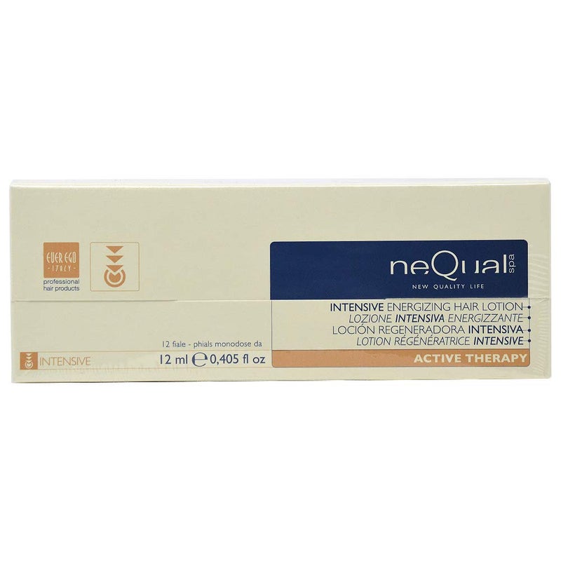 Ever Ego NeQual Intensive Energizing Hair Lotion 12Vials x 04 ounces