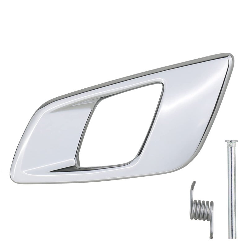 TQPONLY Interior Door Handle Left Driver Side Compatible with Ford Ranger Everest Mazda BT50 Front or Rear Chrome Replaces AB3921971