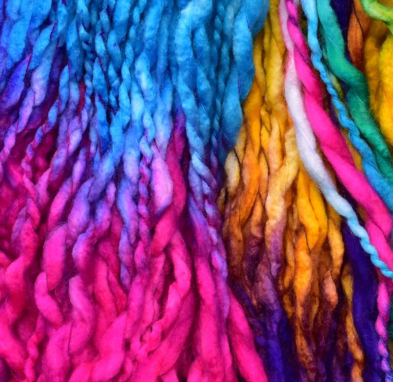 NTGS Glow Knitting Yarn Wool, Rainbow 300 gm Woolen Crochet Yarn Thread. Best Used with Knitting Needles, Crochet Needles. Wool for Knitting. Best Woolen Thread. - Image 5