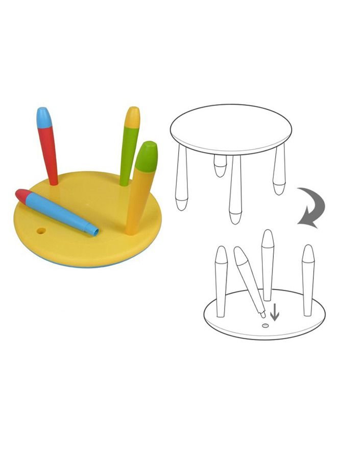 XIANGYU Young Children's Plastic Cartoon Small Round Table Of Children Furniture - Image 2