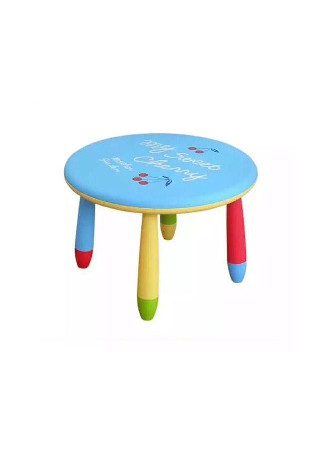 XIANGYU Young Children's Plastic Cartoon Small Round Table Of Children Furniture - Image 1