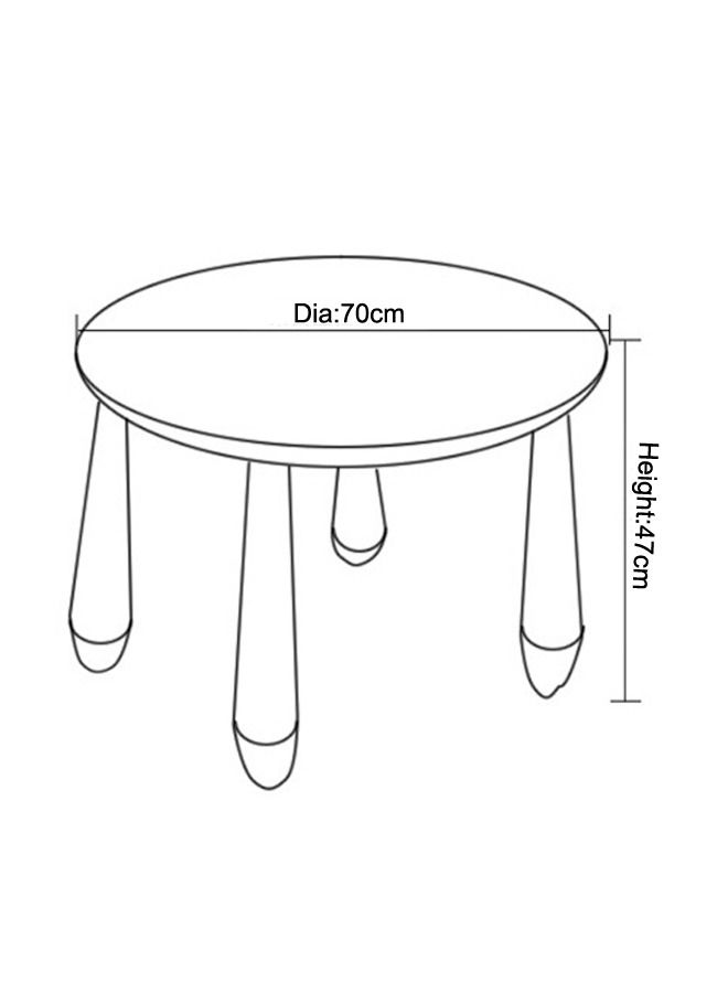 XIANGYU Young Children's Plastic Cartoon Small Round Table Of Children Furniture - Image 3