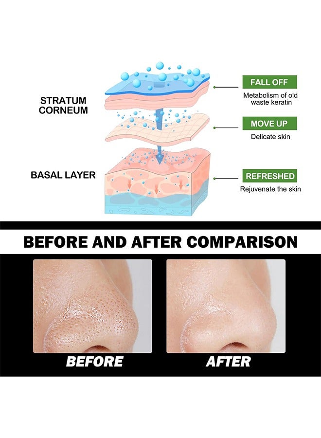 BIOAOUA Blackhead Cleansing Facial Mask, Bamboo Charcoal Blackhead Removal Mask, Deep Cleansing Facial Pores And Oil Control And Moisturizing (60G) - Image 5