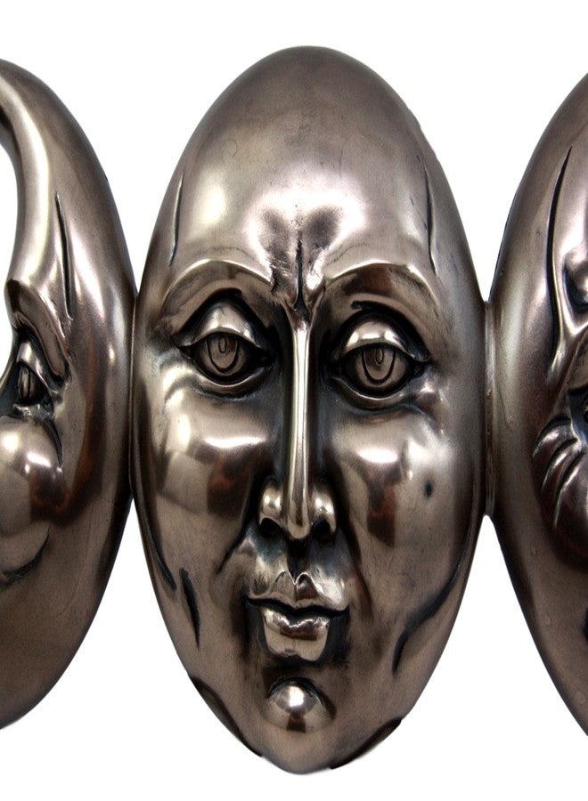 إيبروس جيفت تمثال معلق على الحائط من إيبروس ويكا، يصور الإلهة الثلاثية المقدسة، أم القمر، العذراء، والعجوز، بطول 15.25 بوصة، يجسد مراحل القمر في العصر الوثني الحديث. - Image 5