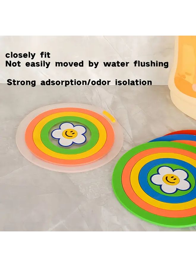 Red Cartoon Silicone Odor Resistant Floor Drain Cover For Kitchen Bathroom Toilet - Image 4