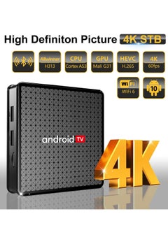 Shopit Android 10 Smart Tv Box v5.0 Set Top Box With Remote HD 2.1 4K 2K UHD Output Android Tv Box  - Image 2