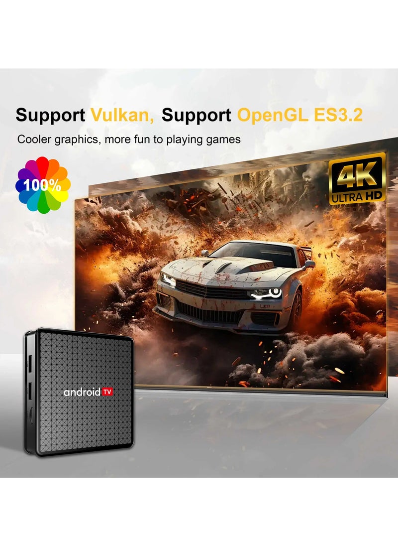 Shopit Android 10 Smart Tv Box v5.0 Set Top Box With Remote HD 2.1 4K 2K UHD Output Android Tv Box  - Image 3