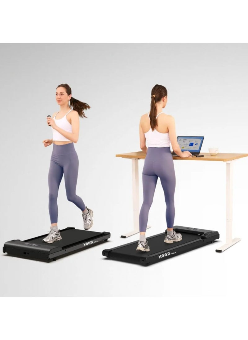 Xeed Fitness - Fitness Xd 95 2.5 Hp Walking Pad Treadmill For Home & Office - No Installation Required, Space Saving Storage Under Bed/Sofa - Remote Control, Led Display-0-6 Kmph Speed 1 Year Warranty - Image 1