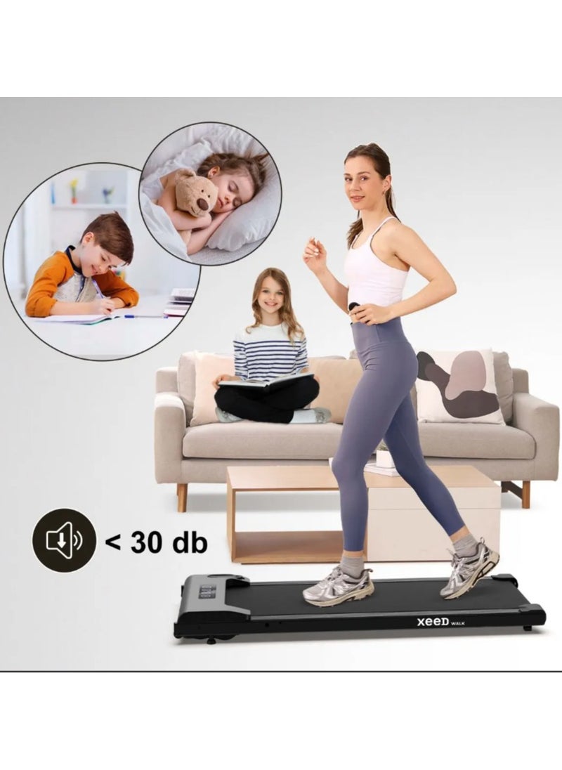 Xeed Fitness - Fitness Xd 95 2.5 Hp Walking Pad Treadmill For Home & Office - No Installation Required, Space Saving Storage Under Bed/Sofa - Remote Control, Led Display-0-6 Kmph Speed 1 Year Warranty - Image 1