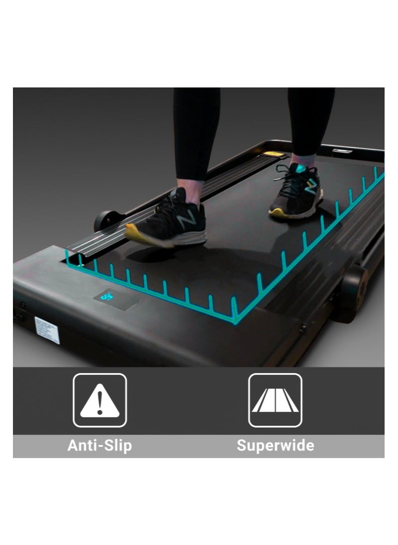 Xeed Fitness - Fitness Xd 95 2.5 Hp Walking Pad Treadmill For Home & Office - No Installation Required, Space Saving Storage Under Bed/Sofa - Remote Control, Led Display-0-6 Kmph Speed 1 Year Warranty - Image 1