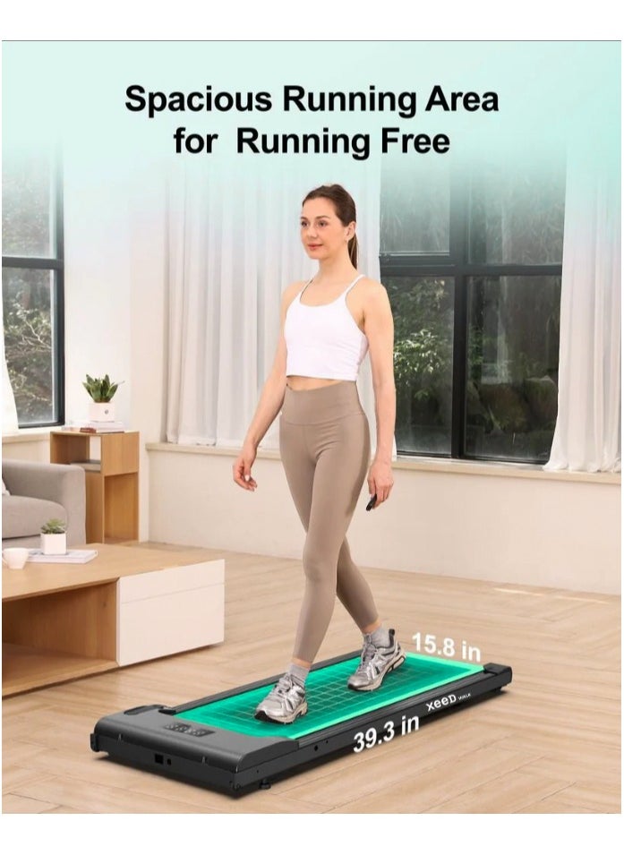 Xeed Fitness - Fitness Xd 95 2.5 Hp Walking Pad Treadmill For Home & Office - No Installation Required, Space Saving Storage Under Bed/Sofa - Remote Control, Led Display-0-6 Kmph Speed 1 Year Warranty - Image 1