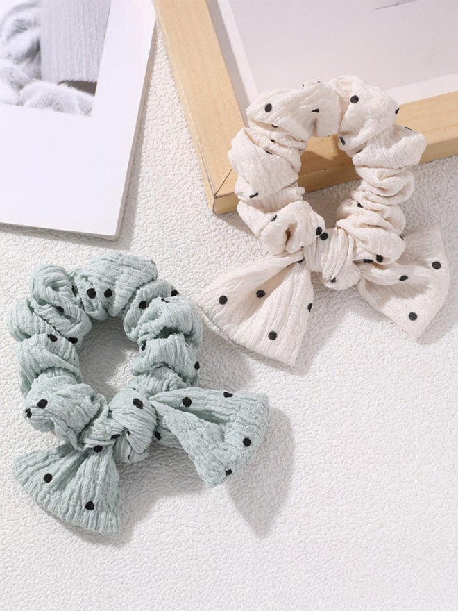 Styli Styli Set of 2 - Polka Dot Scruchies  - Image 5