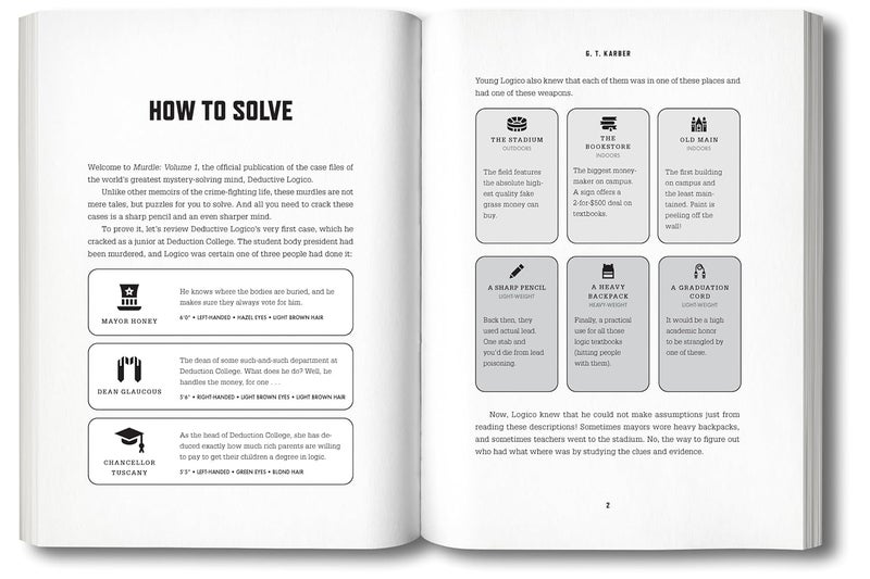Murdle: Volume 1: 100 Elementary to Impossible Mysteries to Solve Using Logic, Skill, and the Power of Deduction - Image 3