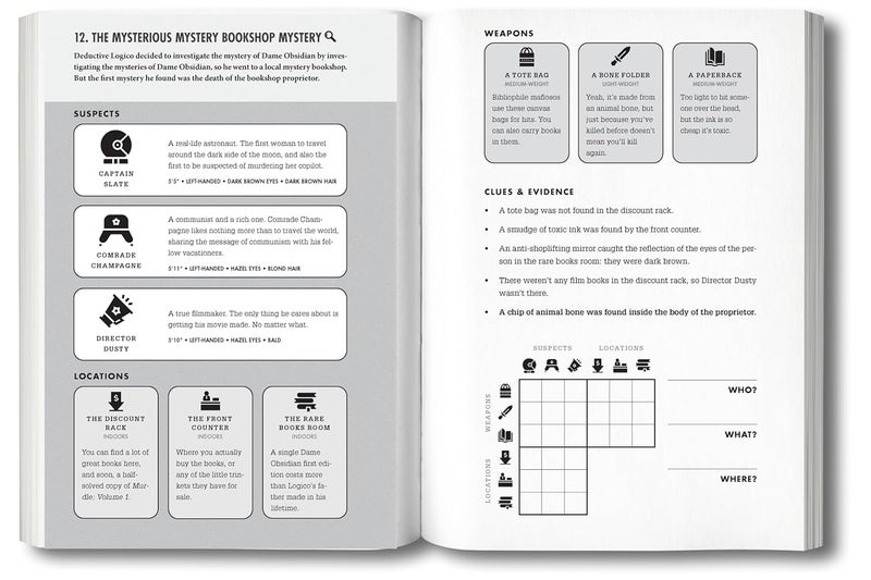 Murdle: Volume 1: 100 Elementary to Impossible Mysteries to Solve Using Logic, Skill, and the Power of Deduction - Image 4