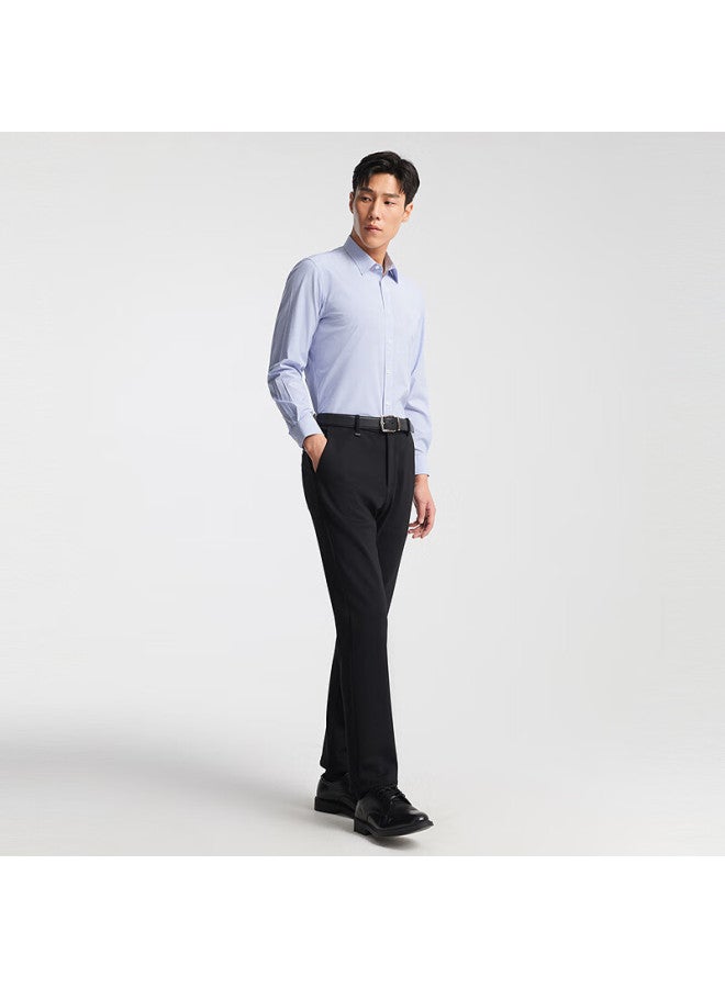 Youngor Men's Striped 100-count Dp Wrinkle-free Autumn New Business Casual Long-sleeve Shirt 10273 - Image 1