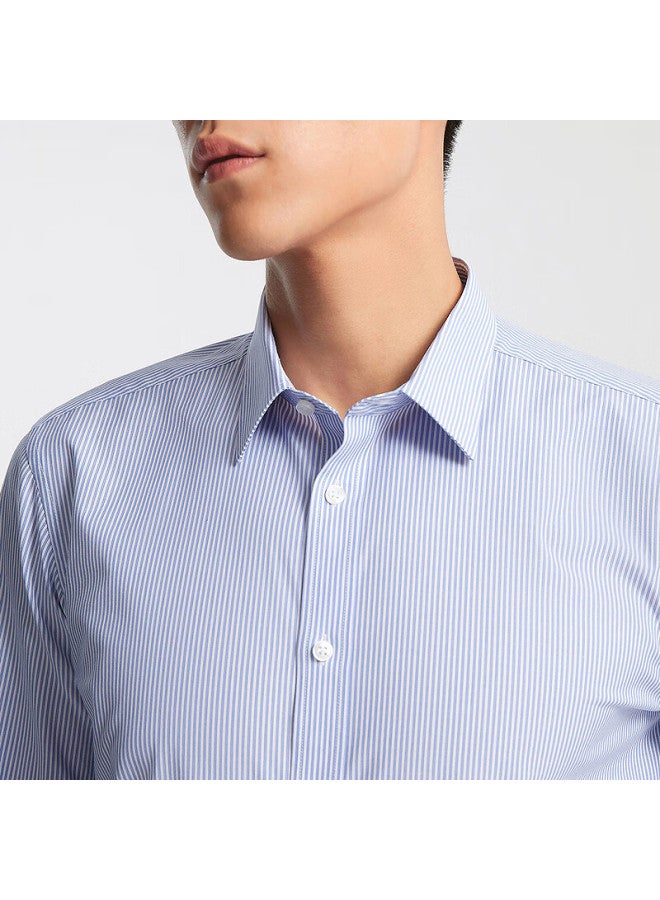Youngor Men's Striped 100-count Dp Wrinkle-free Autumn New Business Casual Long-sleeve Shirt 10273 - Image 2