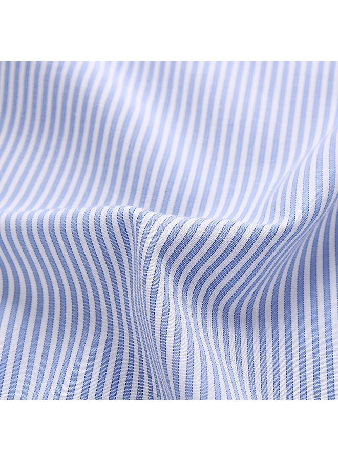 Youngor Men's Striped 100-count Dp Wrinkle-free Autumn New Business Casual Long-sleeve Shirt 10273 - Image 4