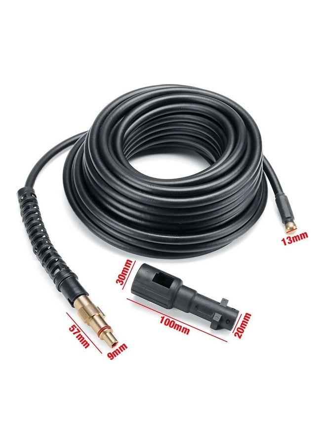 Pressure Washer Sewer Hose Tube Black 15meter - Image 4