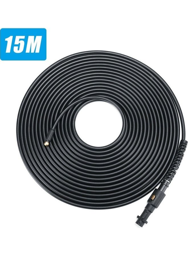 Pressure Washer Sewer Hose Tube Black 15meter - Image 1