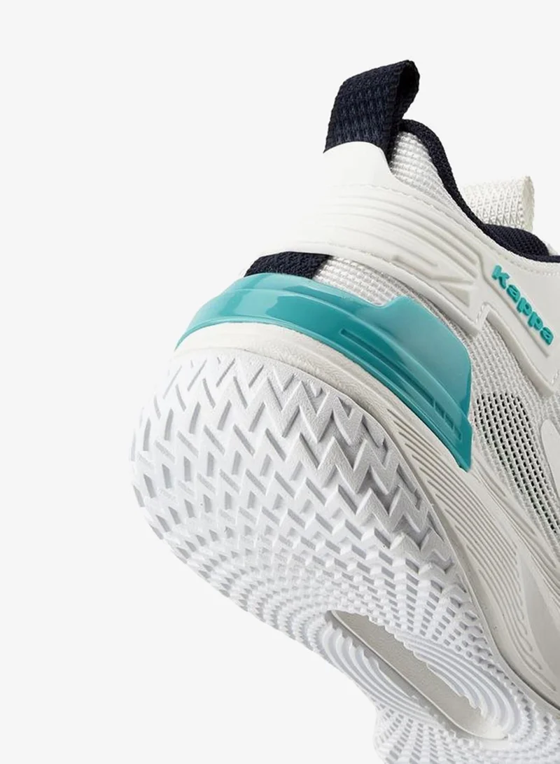 Kappa WHITE Girls Hook & Loop Basketball School Shoes for Women | Best Price UAE