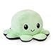 TeeTurtle Reversible Octopus Plushie 4Inch Glow in the Dark TwoSided Flip Plush Toy with Embroidered Details Cute Mini Collectible Plush for Kids Teens and Adults - Image 3