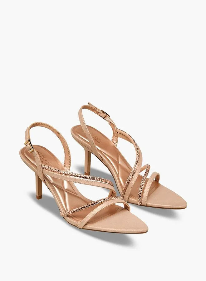 Women Embellished Stiletto Heel Sandals