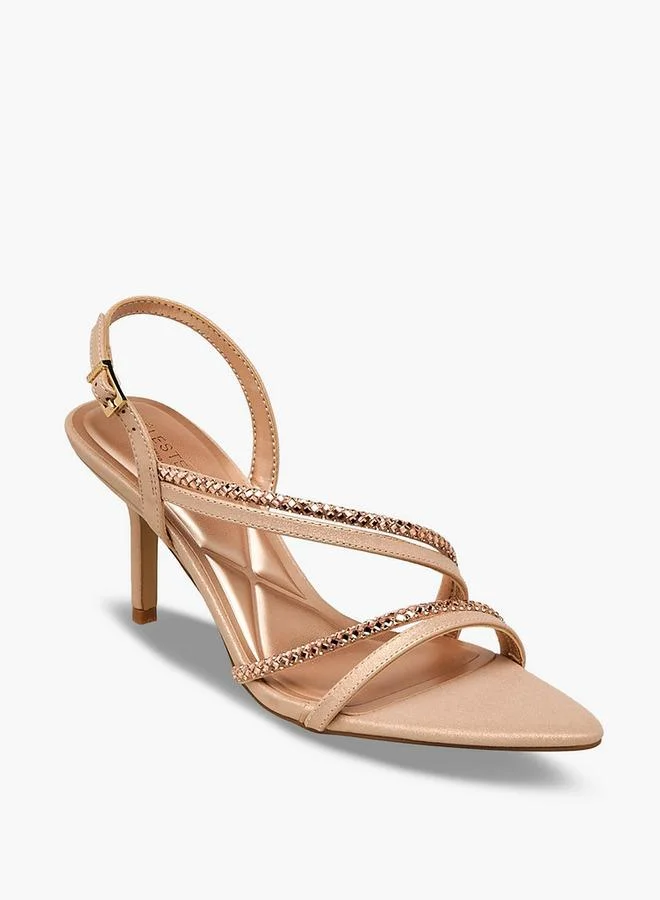 Celeste PINK Women Embellished Stiletto Heel Sandals for Women | Best Price UAE