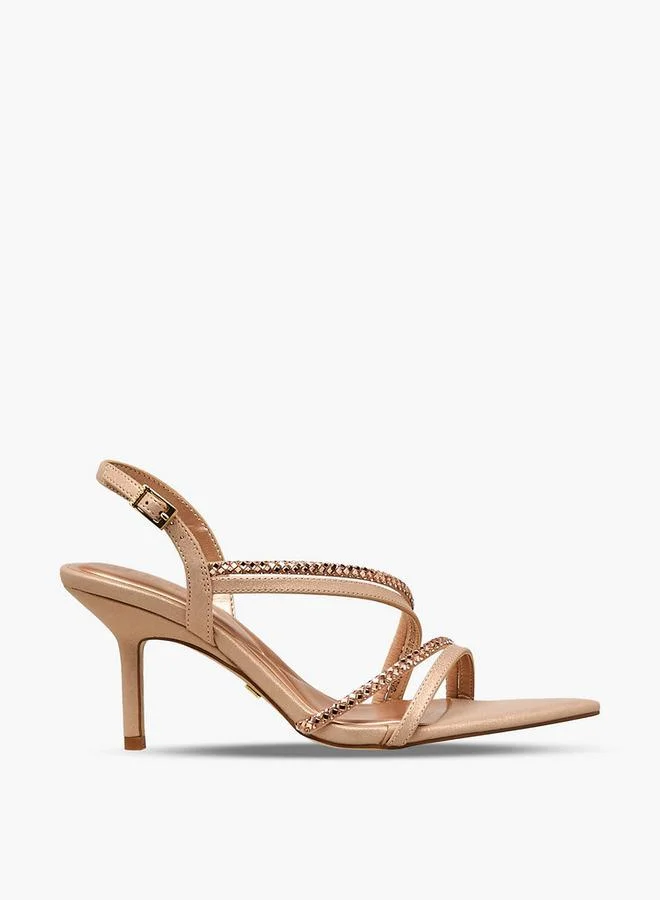 Celeste PINK Women Embellished Stiletto Heel Sandals for Women | Best Price UAE