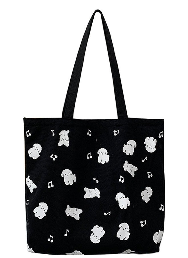 Generic - Canvas Women Shoulder Bag Casual Canvas Bag Female Summer Hand Bag Ins Japanese Korean Style Shoulder Bag Student School Bag Large Capacity Coin Purse - Image 1
