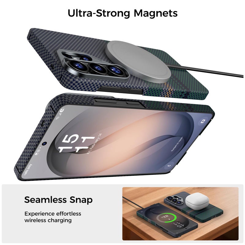 Benks حافظة BENKS S26 Ultra، حافظة Aurora ArmorAir لهاتف Samsung Galaxy S26 Ultra متوافقة مع Magsafe، حافظة فائقة النحافة وخفيفة الوزن بتصميم بسيط مصنوعة من ألياف Dupont Kevlar 600D و1000D - Image 5