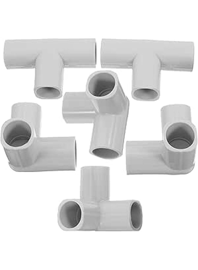 MAGICLULU 6Pcs Playpen Connector Easy Install Fittings Triangle Tee Elbow Parts - Image 1