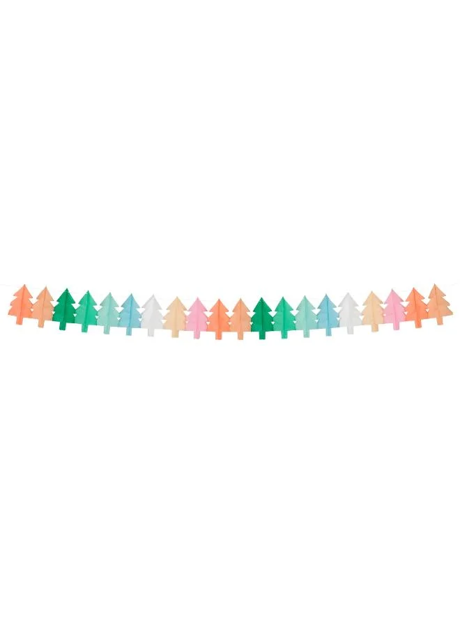 Meri Meri  Tissue paper Christmas Tree Garland  | Best Price UAE